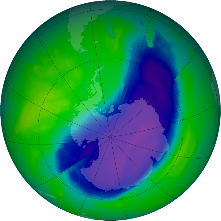 Ozone Map 1996-10-20